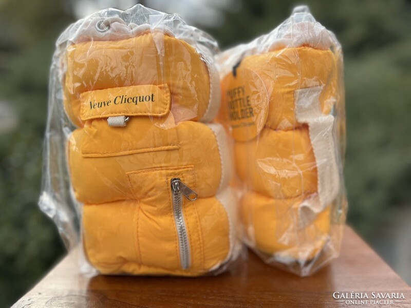 CHAMPAGNE CLUB - Veuve Clicquot Puffy Style – Pezsgőtartó Hűtőtáska (2 db)