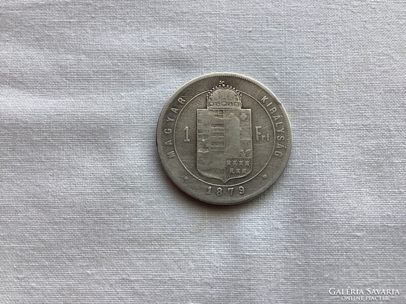 Magyarország,1 forint 1879 - 900 -as ezüst ,12.3g Körmöcbánya