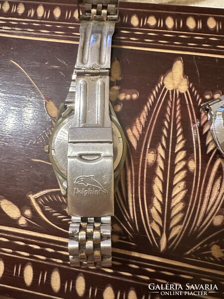 Retro karóra tét: Vintage Poljot TV-tokos (Hibás) + Q&Q Quartz (Rolex stílusú) egyben