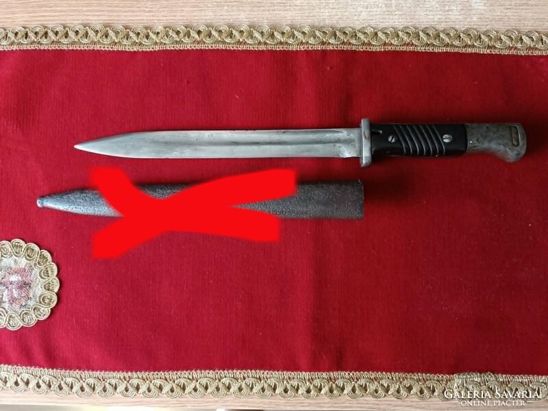 Német K98 szurony Eredeti Wehrmacht bajonett WW2
