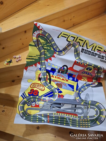 Old Retro Hungaroring Board Game for Sale