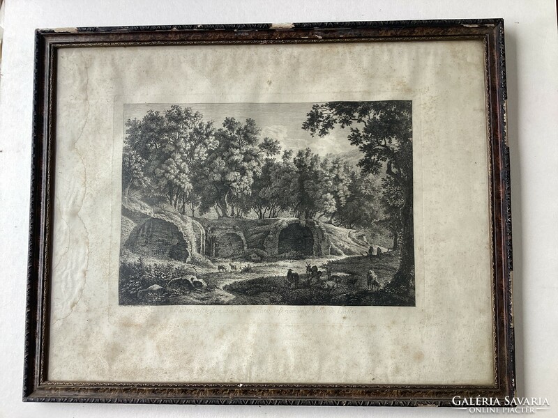 Antik metszet . “ A C Dies f Roma 1793 “