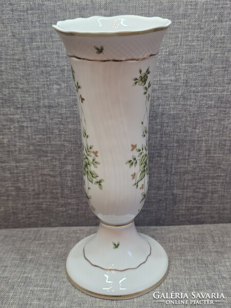 Hollóházi Erika Pattern 21 cm Footed Vase