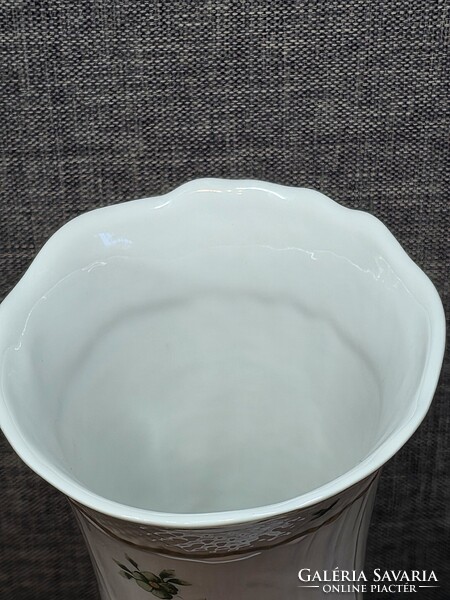 Hollóházi Erika Pattern 21 cm Footed Vase