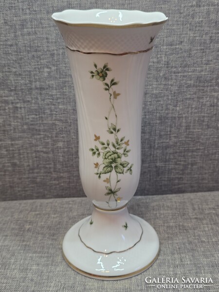 Hollóházi Erika Pattern 21 cm Footed Vase