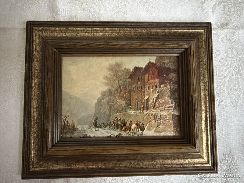 Very Beautiful Picture in Elegant Wooden Frame