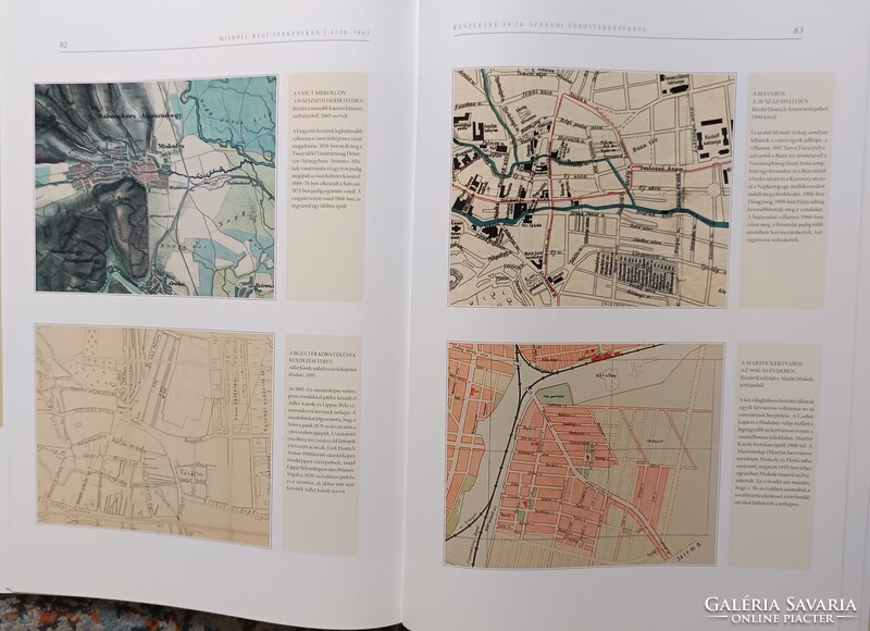 Miskolc régi térképeken 1759-1963.