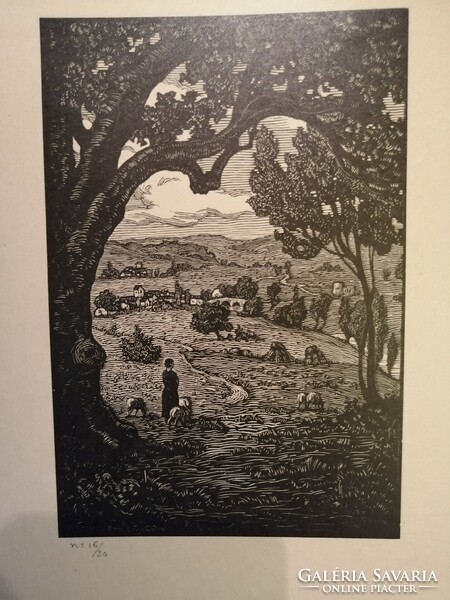PAUL EMILÉ COLIN /1867-1949/ ORIGINAL WOODCUT 16/30