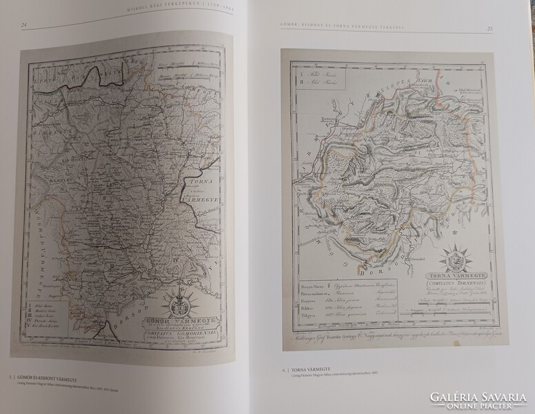 Miskolc régi térképeken 1759-1963.