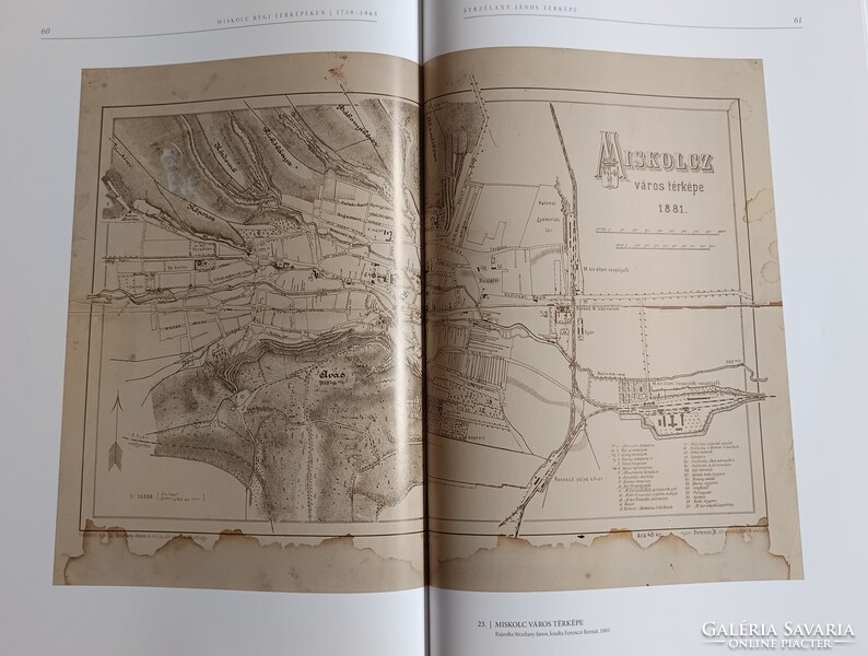Miskolc régi térképeken 1759-1963.