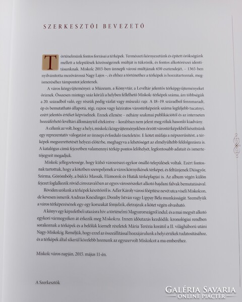 Miskolc régi térképeken 1759-1963.