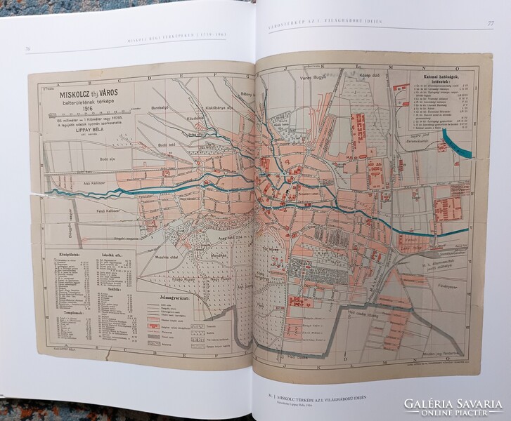 Miskolc régi térképeken 1759-1963.