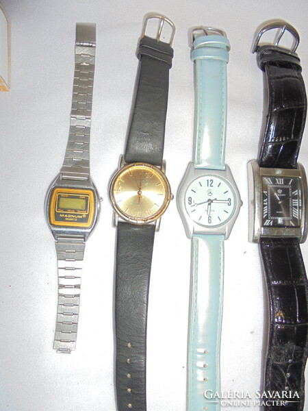 Kilenc darab retro quartz karóra együtt - javításra, alkatrésznek