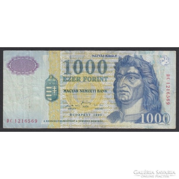 Magyarország,1000 forint 1999 DC F