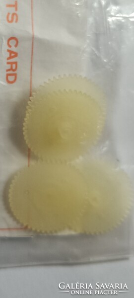 AIWA S8 059 090 060 Reel Drive Gear gyári NOS 4 darabos készlet