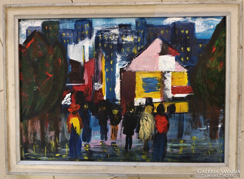 Signed (Scheiber H.) oil painting