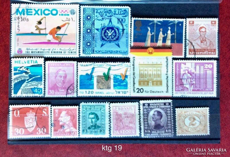 Külföldi bélyegzett válogatãs ( ktg 19)
