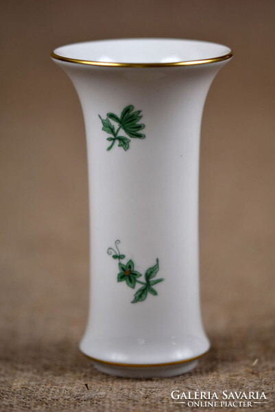 Herend Apponyi Green porcelán váza Magyarország 1970-es évek