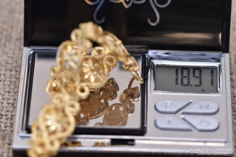 Vintage aranyozott karkötő régi raktári darab Németország