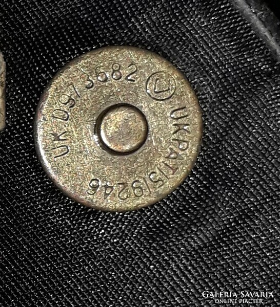 Minőségi férfi EDDIE BAUER fekete bőr válltáska / pénztárca réz zippzárral csattal JÓ ÁLLAPOTBAN