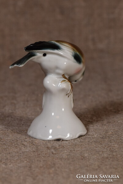 Grafenthal porcelán madár figura ágon Németország 1980