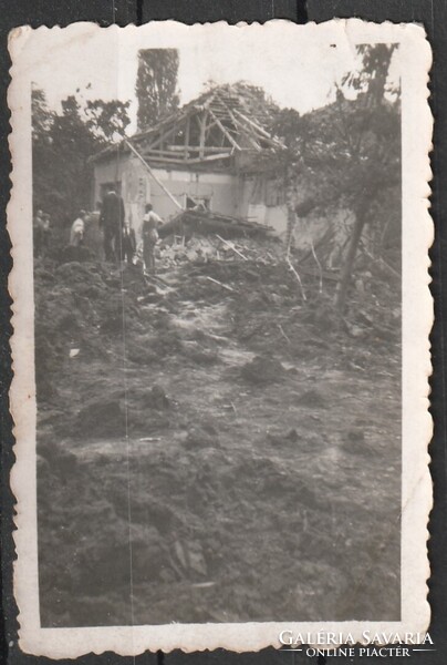 E - 202  Szolnok Tiszai Pályaudvar háborús rombolása amatőr fotókon 1941 Helytörténeti dokumentum!