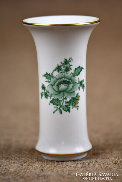 Herend Apponyi Green porcelán váza Magyarország 1970-es évek