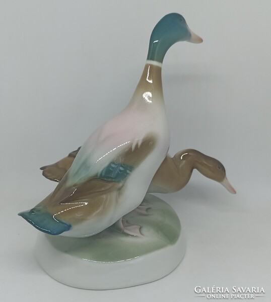 Zsolnay porcelán kacsa pár!