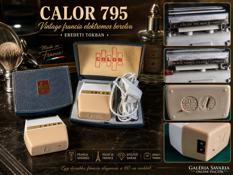 Calor No. 795 – francia elektromos borotva, 1960