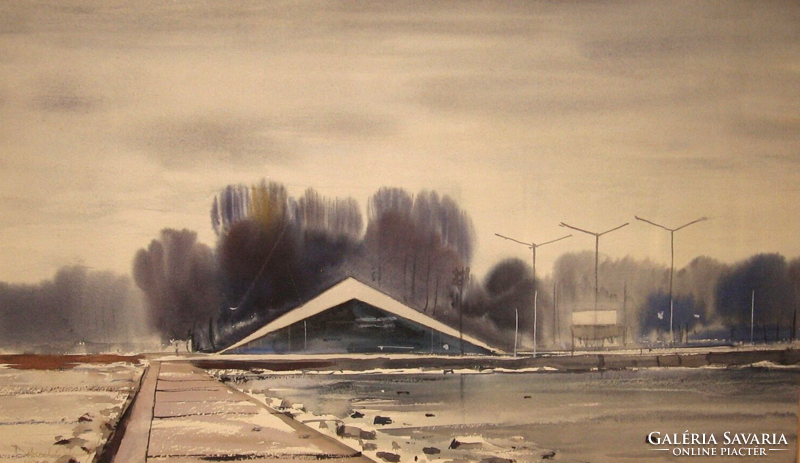 BALATON SZÁNTÓDI RÉV MONUMENTAL DOBROSZLÁV JÓZSEF / 1932- / PAINTING