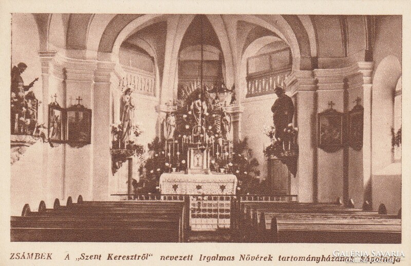 B - 682  Posta tiszta Magyarország:  Zsámbék (Keresztes Nővérek kiadása)