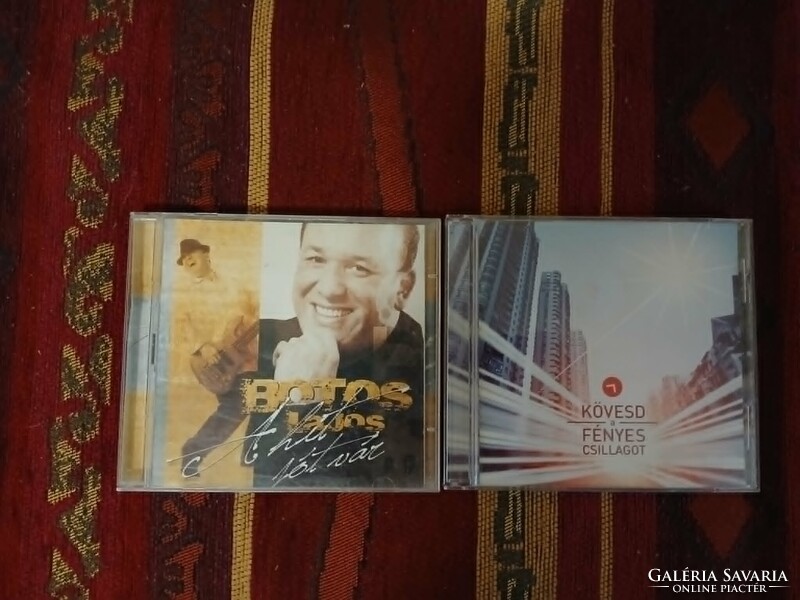 Keresztény dicsőítő CD csomag (2 db) – Botos Lajos: A hit jót vár + Kövesd a fényes csillagot