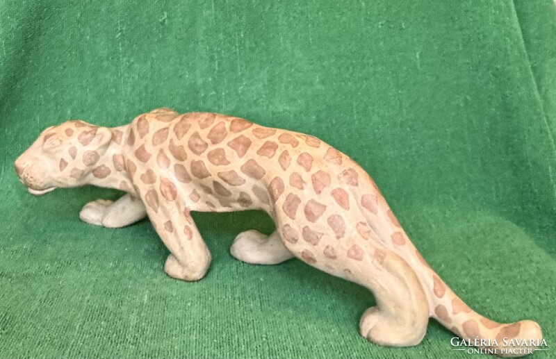 PRÉMIUM Izsépy: Art deco leopárd! 40 cm!!!