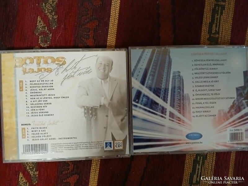 Keresztény dicsőítő CD csomag (2 db) – Botos Lajos: A hit jót vár + Kövesd a fényes csillagot
