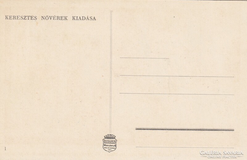 B - 664  Posta tiszta Magyarország:  Zsámbék (Keresztes Nővérek kiadása)