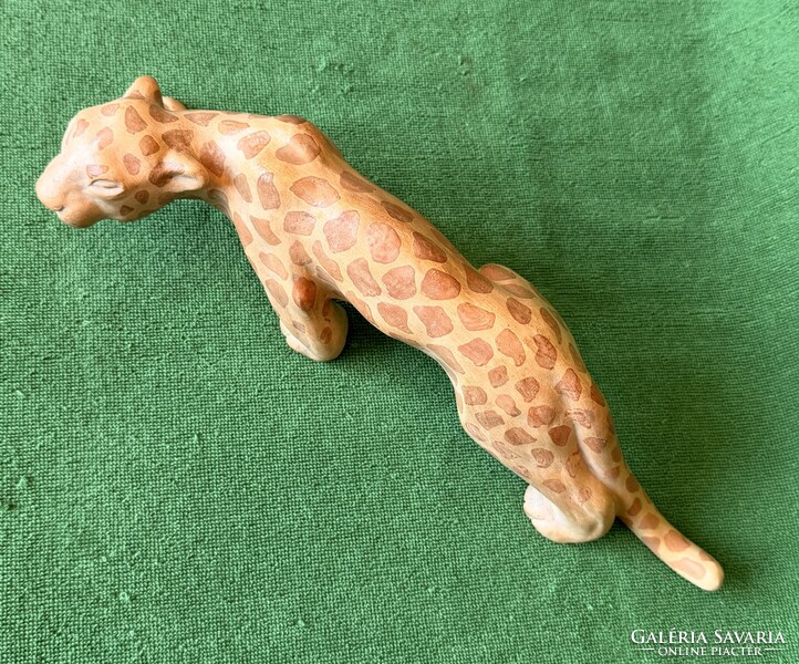 PRÉMIUM Izsépy: Art deco leopárd! 40 cm!!!