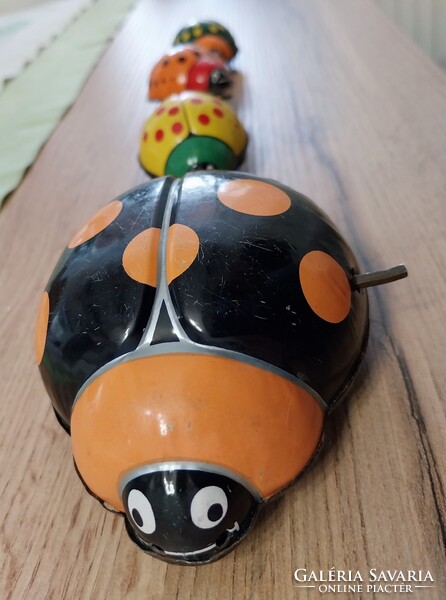 Vintage óramüves katica család/ Made in Japan
