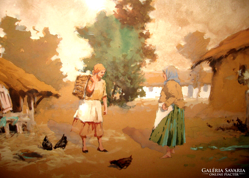 GUARANTEED ORIGINAL MAGICAL NEOGRÁDY ANTAL / 1861-1942 /: TALKING PEOPLE