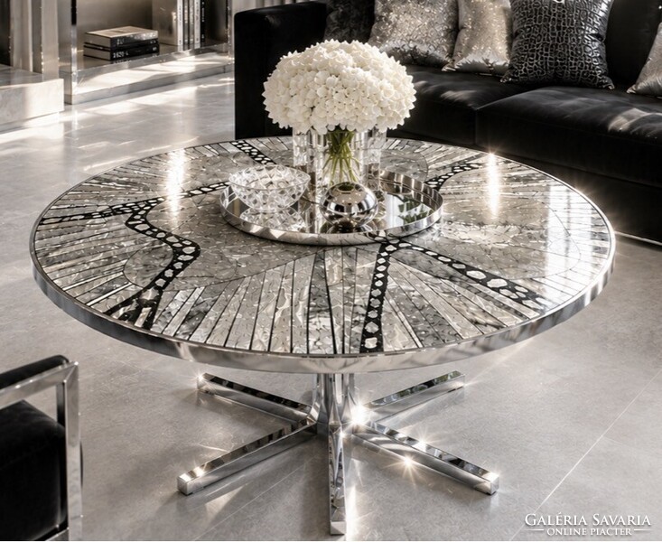 Beautiful Heinz Lilienthal “Knoll” mosaic coffee table
