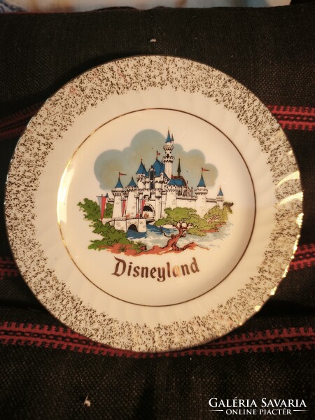 Vintage Disneyland porcelán dísztányér (Walt Disney Productions, Japan) - Ritkaság!