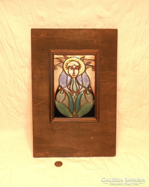Enamel art picture.