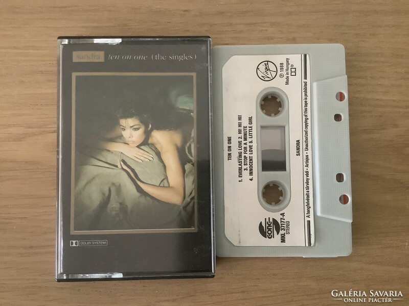 Sandra Ten on One The Singles 1988 műsoros magnó kazetta