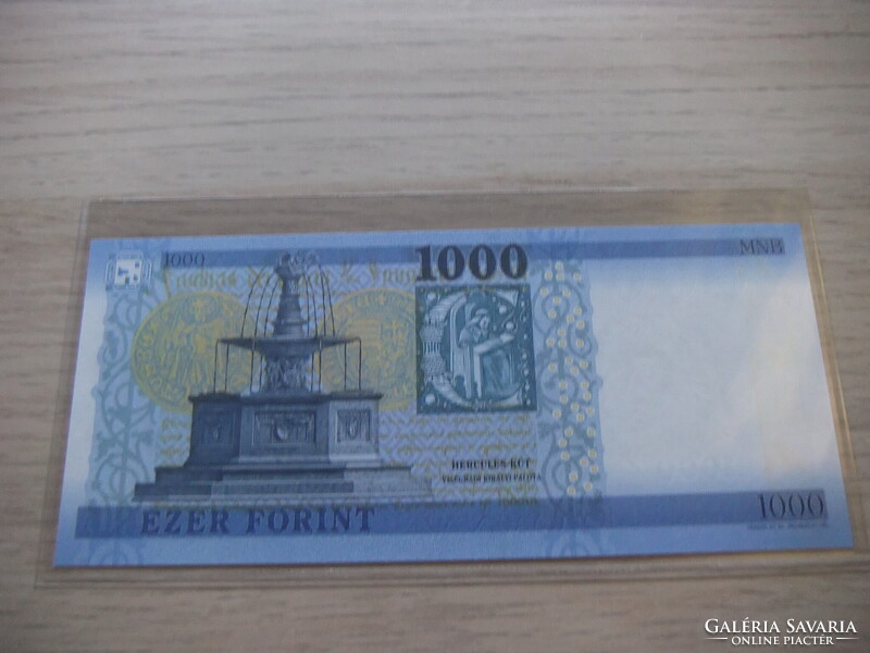 1.000 Forint 2021  Alacsony sorszám  JJ 0000092 A képen látható Szép Új Állapotban