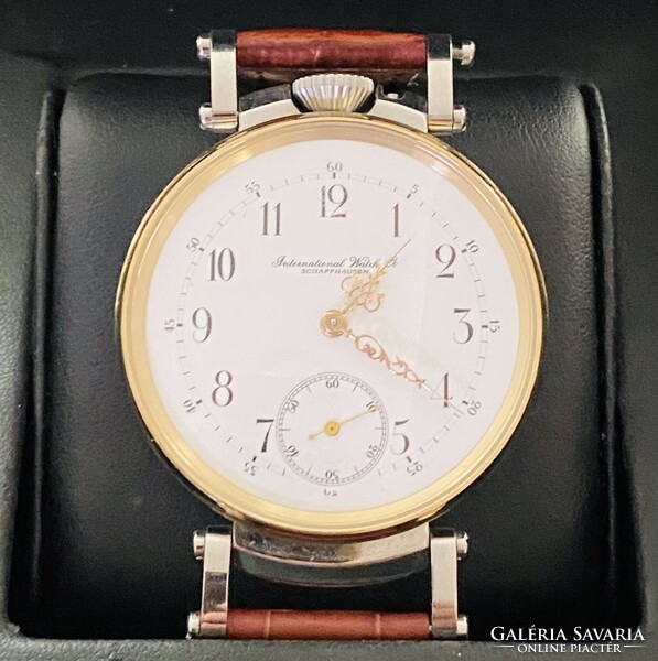 Különleges IWC Schaffhausen zsebóra beépítés (Marriage Watch) – 48 mm – Üveg hátlapos