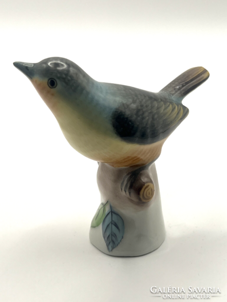 Eredeti Herendi vörösbegy porcelán figura (Modellszám: 5048) – Hibátlan!