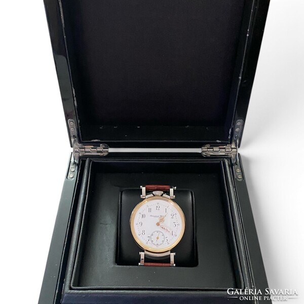 Különleges IWC Schaffhausen zsebóra beépítés (Marriage Watch) – 48 mm – Üveg hátlapos