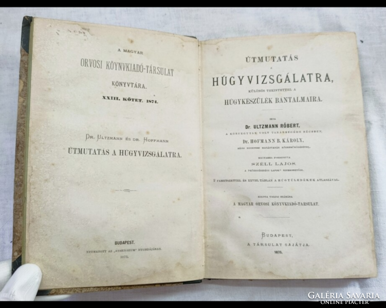 RITKASÁG (1875)! Útmutatás a húgyvizsgálatra +! Teljes Üledékatlasz – Egybekötve