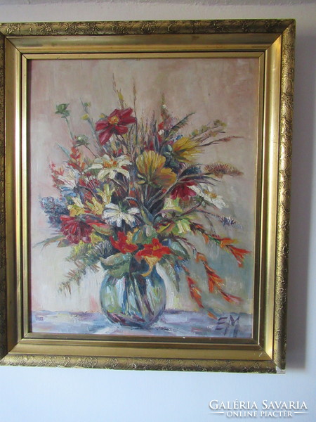 Flower Bouquet, Still Life (signed)