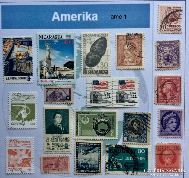 Amerika  bélyegzett válogatãs ( ame 1)