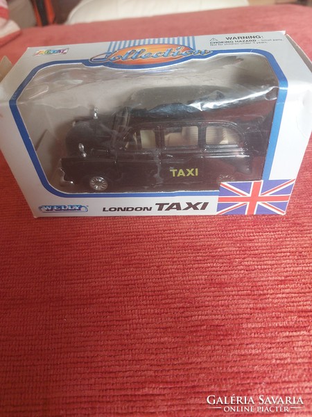 Fém londoni taxi miniautó